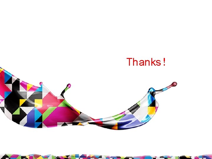 Thanks！ 