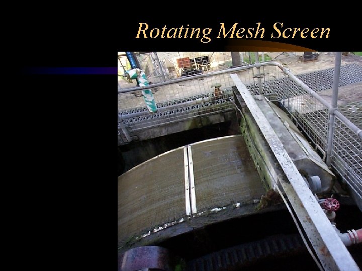 Rotating Mesh Screen 