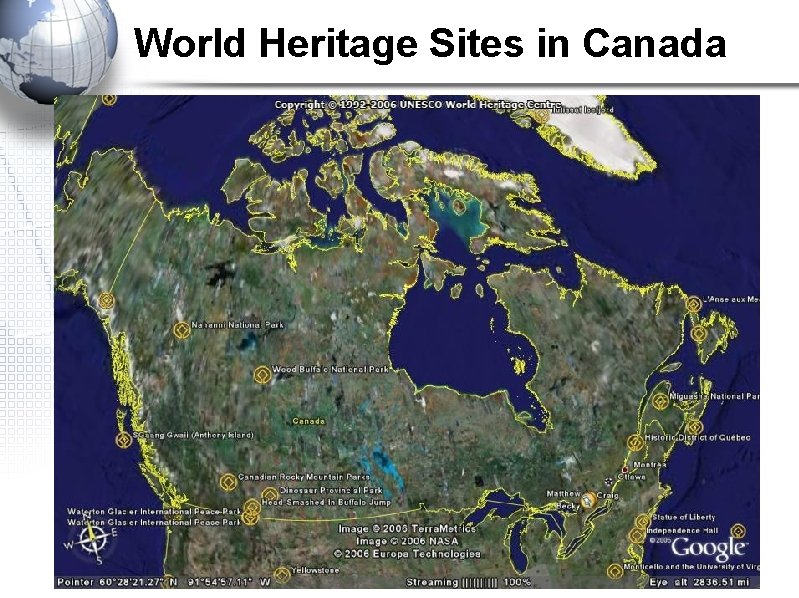 World Heritage Sites in Canada 