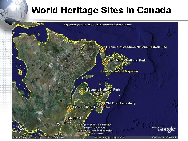 World Heritage Sites in Canada 