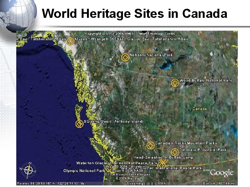 World Heritage Sites in Canada 