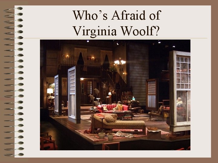 Who’s Afraid of Virginia Woolf? 