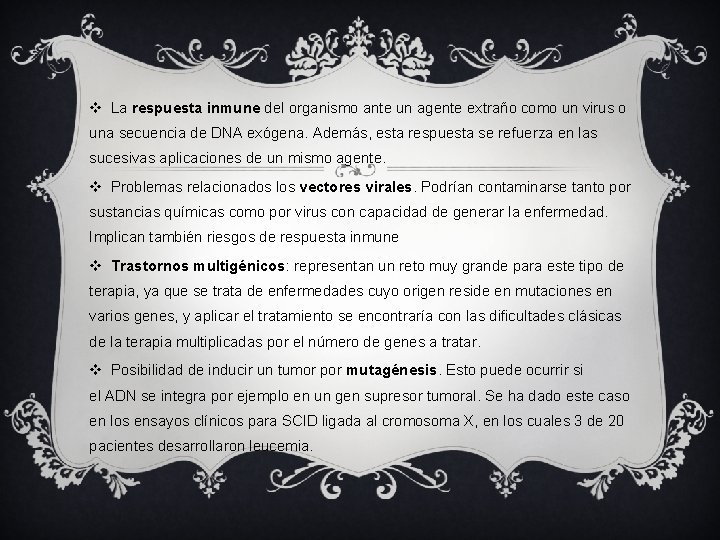 v La respuesta inmune del organismo ante un agente extraño como un virus o