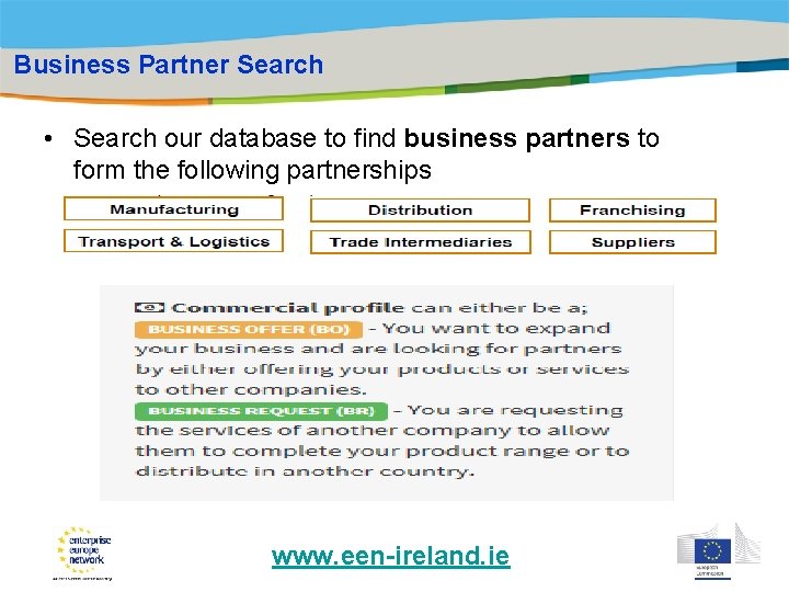 Business Partner Search Title of the presentation | Date |0 • Search our database