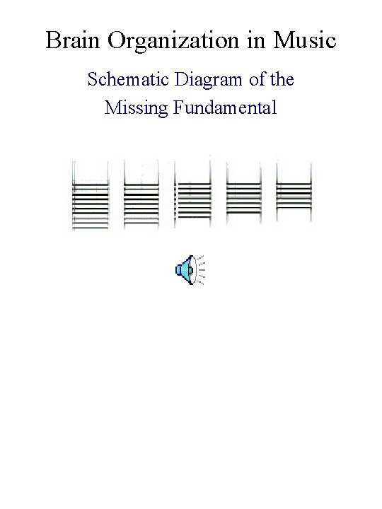 Brain Organization in Music Schematic Diagram of the Missing Fundamental 