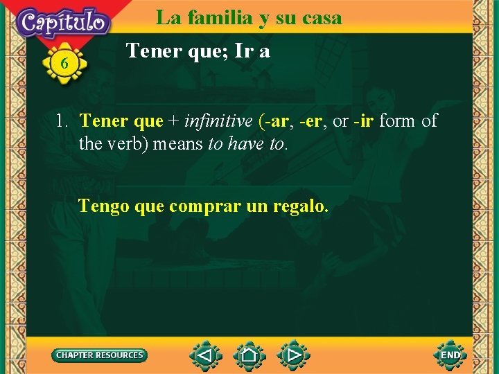 6 La familia y su casa Tener que; Ir a 1. Tener que +