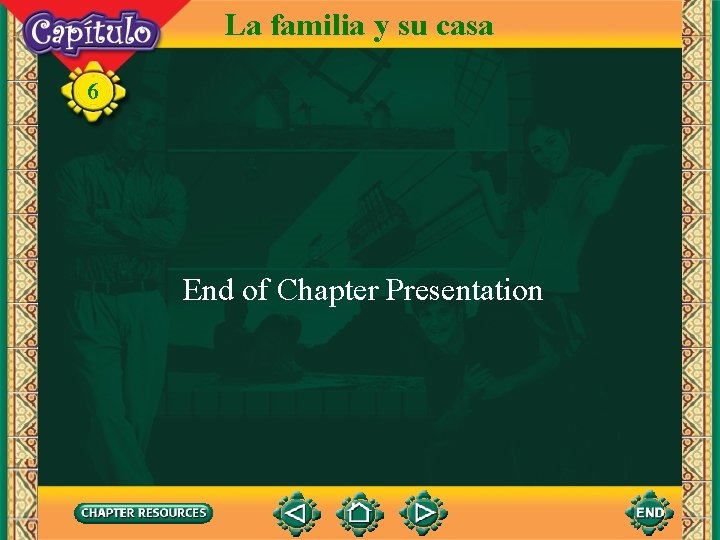 La familia y su casa 6 End of Chapter Presentation 