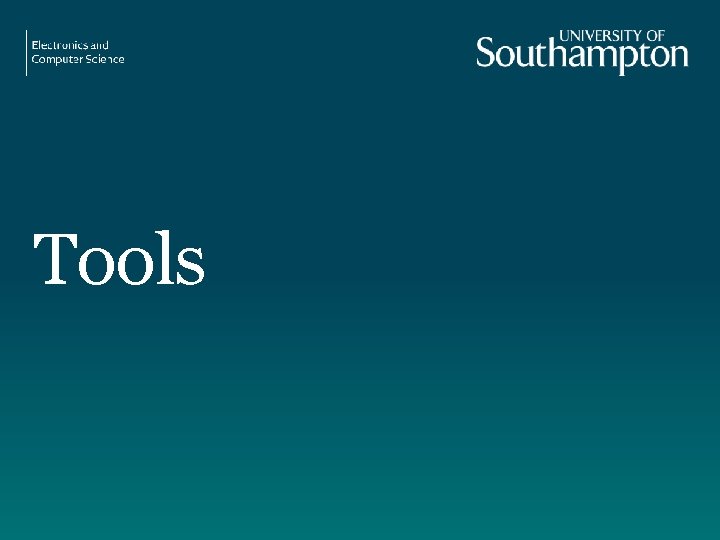 Tools Tools