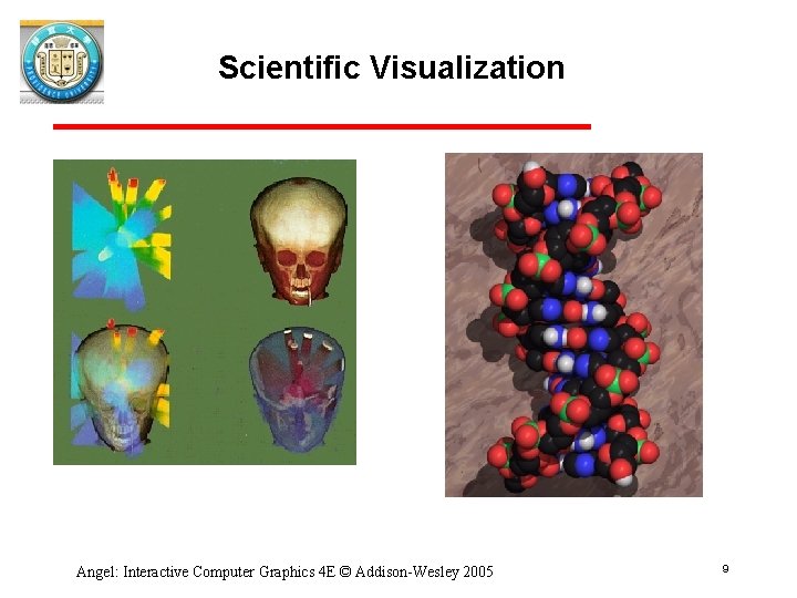 Scientific Visualization Angel: Interactive Computer Graphics 4 E © Addison-Wesley 2005 9 