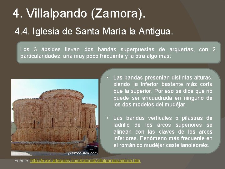 4. Villalpando (Zamora). 4. 4. Iglesia de Santa María la Antigua. Los 3 ábsides 4. Villalpando (Zamora). 4. 4. Iglesia de Santa María la Antigua. Los 3 ábsides