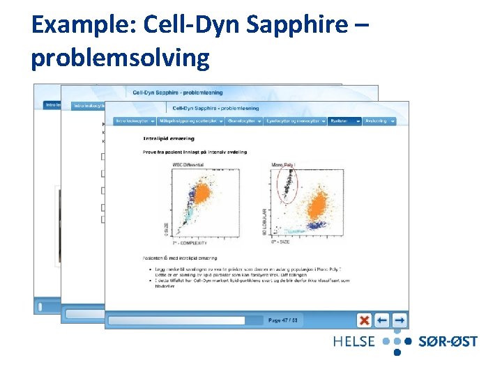 Example: Cell-Dyn Sapphire – problemsolving 