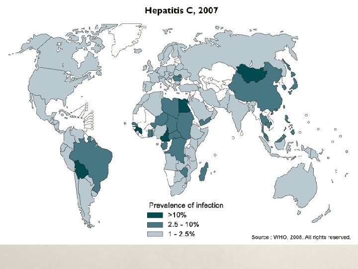 Prevalence of Hepatits C 