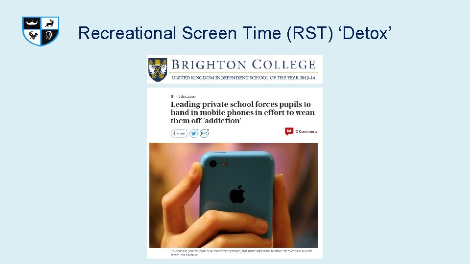 Recreational Screen Time (RST) ‘Detox’ Recreational Screen Time (RST) ‘Detox’