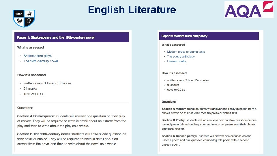 English Literature English Literature