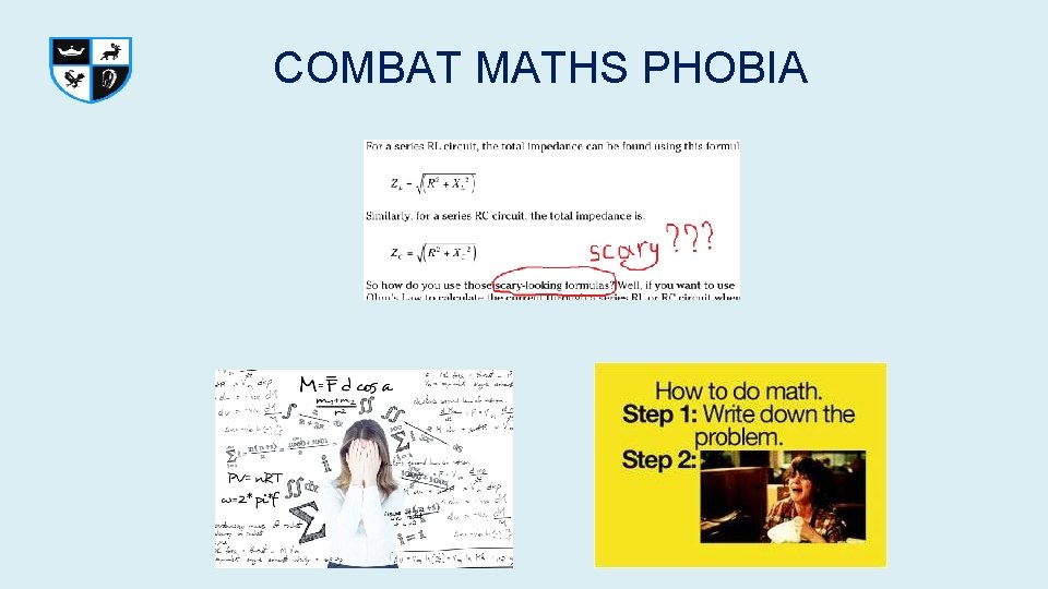 COMBAT MATHS PHOBIA COMBAT MATHS PHOBIA