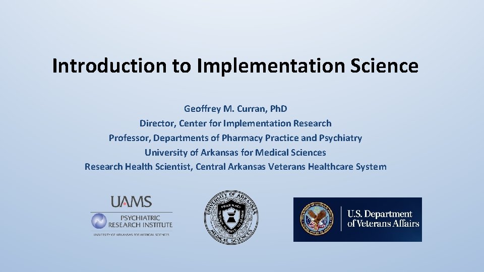 phd in implementation science