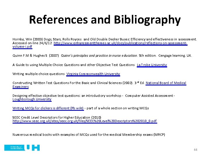 References and Bibliography Hornby, Win (2003) Dogs, Stars, Rolls Royces and Old Double Decker