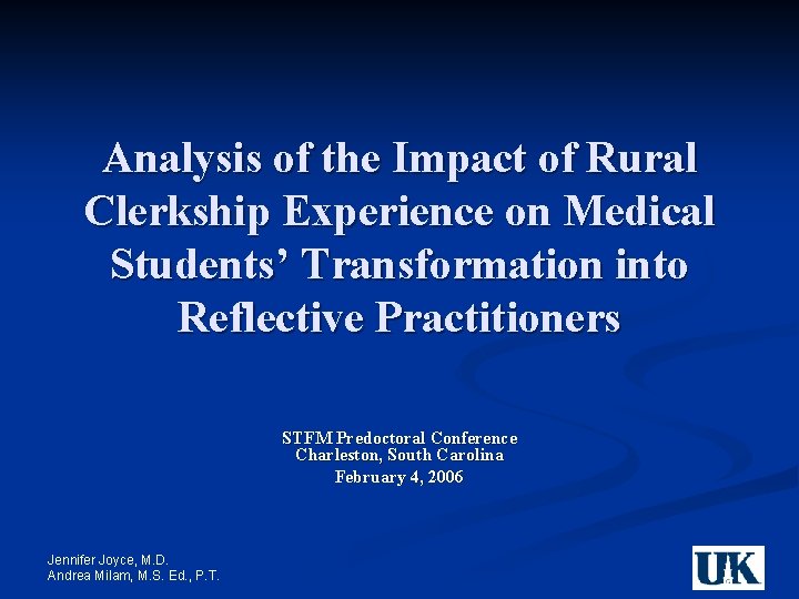 Analysis of the Impact of Rural Clerkship Experience on Medical Students’ Transformation into Reflective