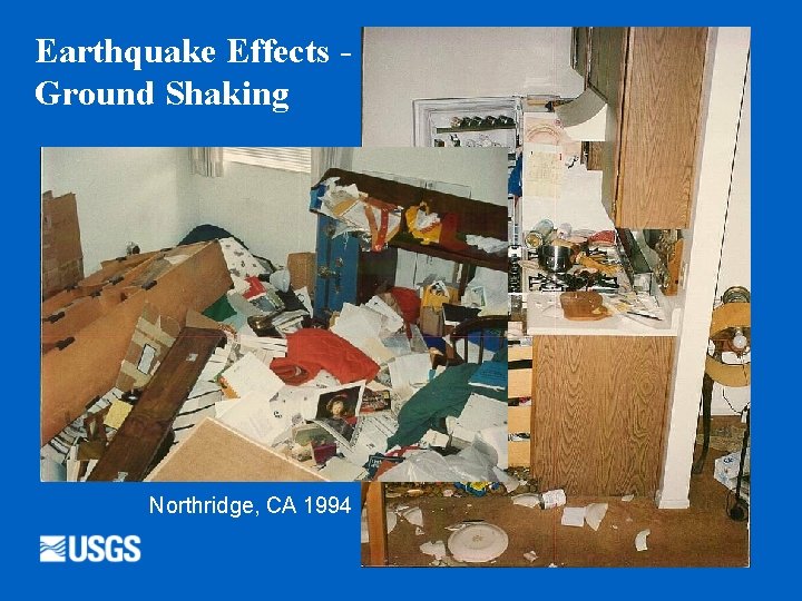 Earthquake Effects Ground Shaking Northridge, CA 1994 