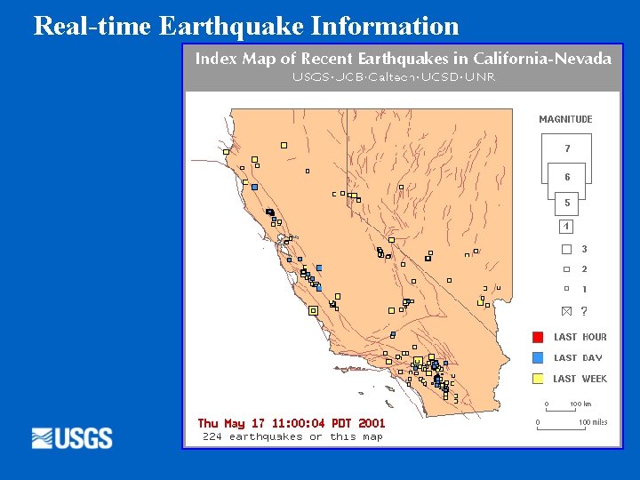 Real-time Earthquake Information 