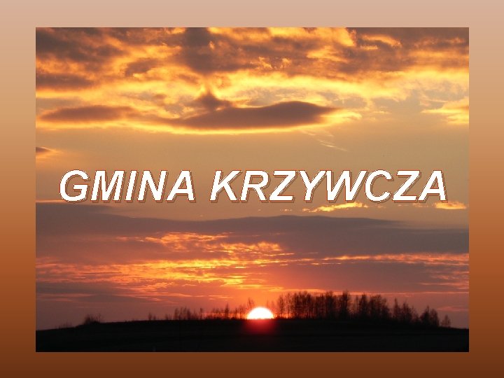 GMINA KRZYWCZA 