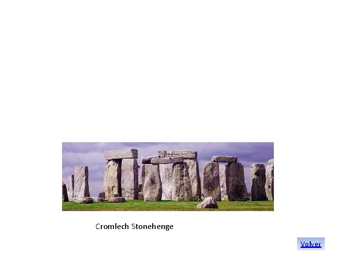 Cromlech Stonehenge Volver 