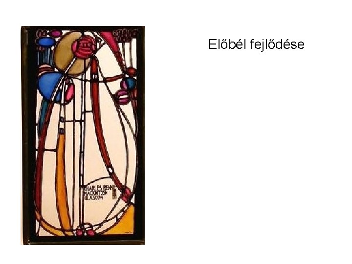 Előbél fejlődése Előbél fejlődése