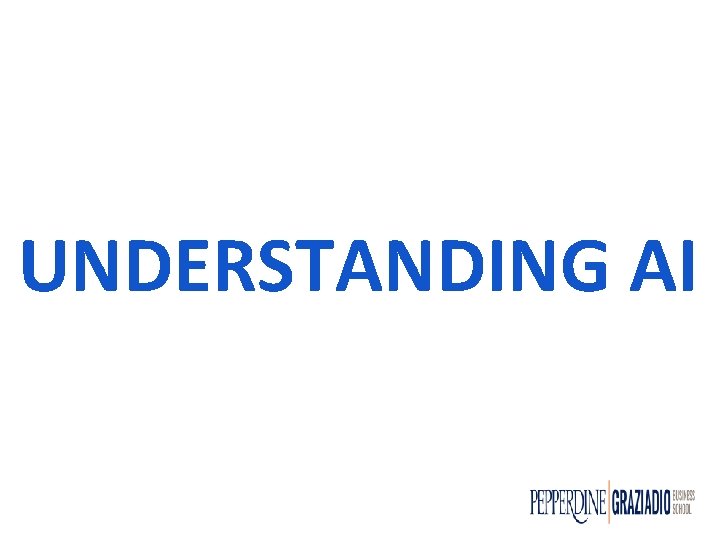 UNDERSTANDING AI UNDERSTANDING AI