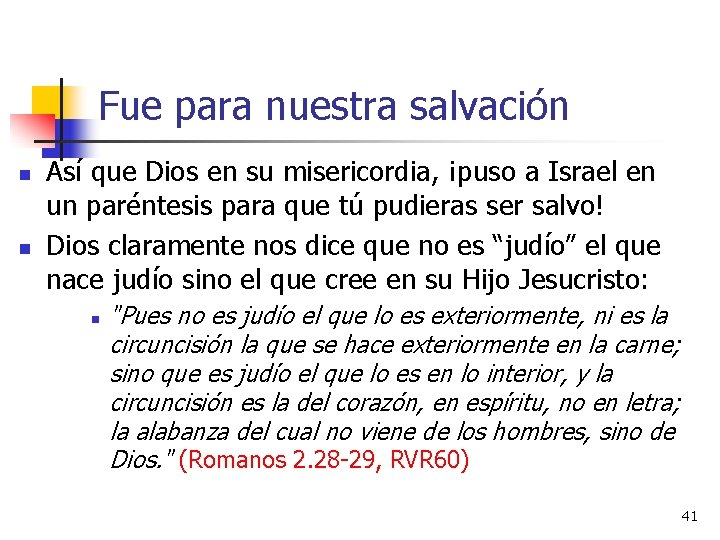 Fue para nuestra salvación n n Así que Dios en su misericordia, ¡puso a Fue para nuestra salvación n n Así que Dios en su misericordia, ¡puso a