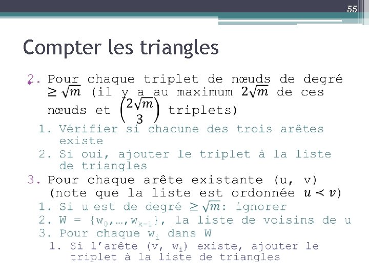 55 Compter les triangles • 