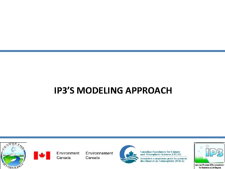 IP 3’S MODELING APPROACH 