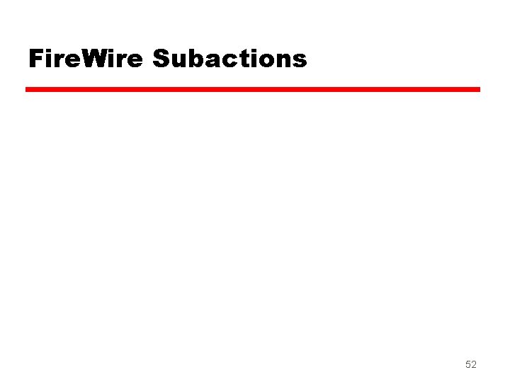 Fire. Wire Subactions 52 Fire. Wire Subactions 52