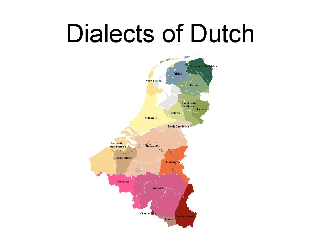 Dialects of Dutch 