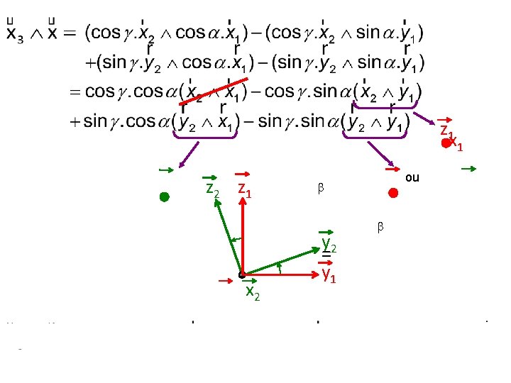 z 1 x 1 z 2 z 1 x 2 ou y 2 = z 1 x 1 z 2 z 1 x 2 ou y 2 =