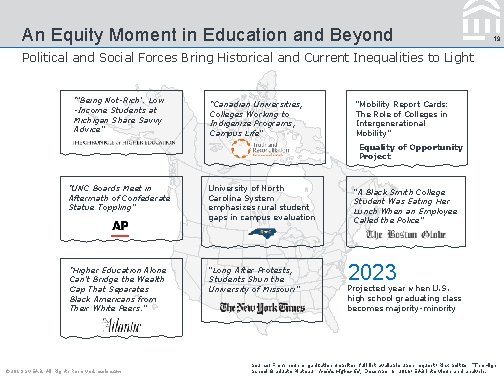 An Equity Moment in Education and Beyond 19 Political and Social Forces Bring Historical