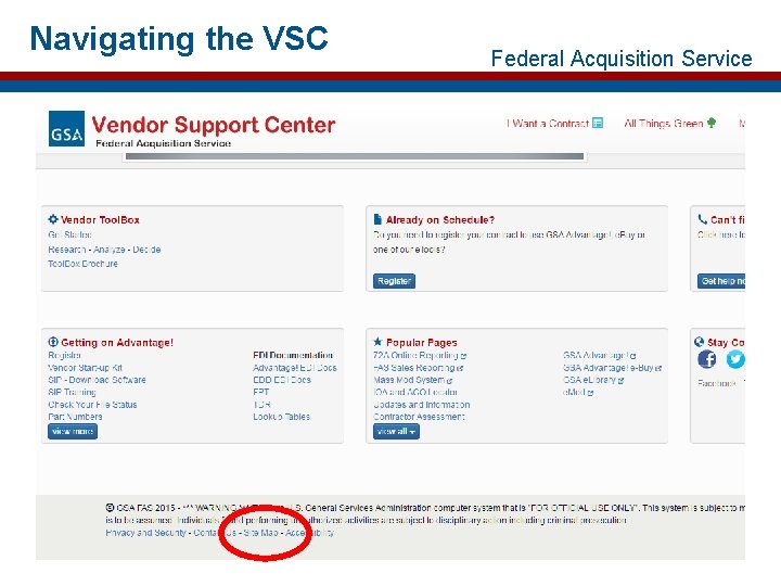 Navigating the VSC Federal Acquisition Service 