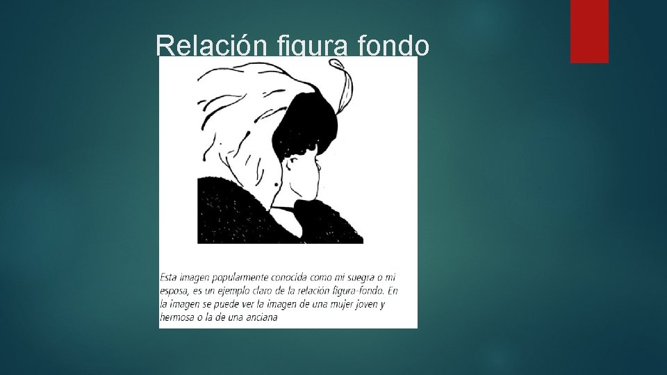 Relación figura fondo 