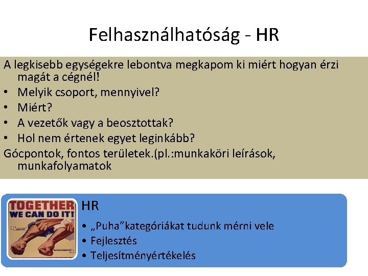 Felhasználhatóság - HR A legkisebb egységekre lebontva megkapom ki miért hogyan érzi magát a Felhasználhatóság - HR A legkisebb egységekre lebontva megkapom ki miért hogyan érzi magát a