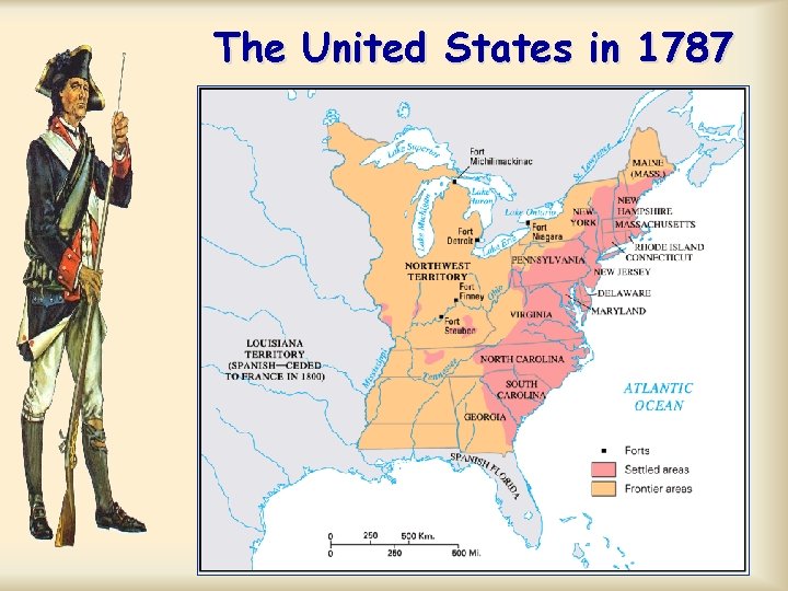 The United States in 1787 The United States in 1787