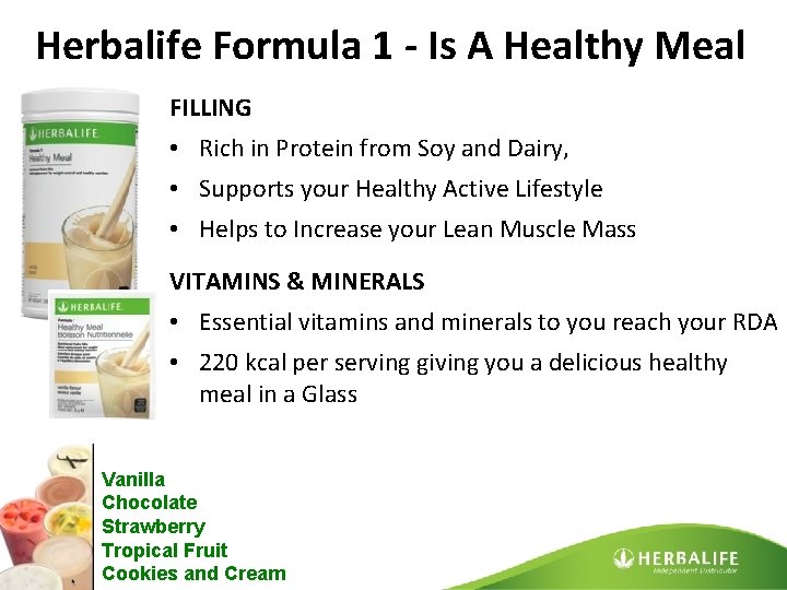 Herbalife Formula 1 - Is A Healthy Meal FILLING • Rich in Protein from