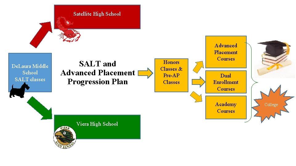 Satellite High School De. Laura Middle School SALT classes SALT and Advanced Placement Progression