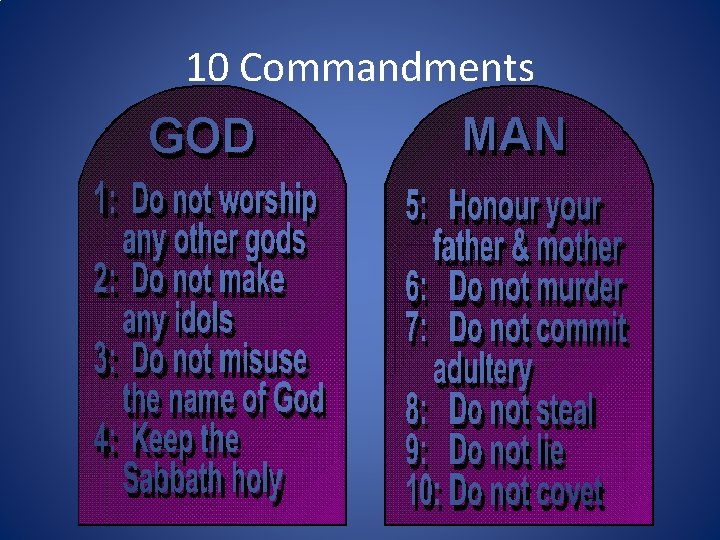 10 Commandments 
