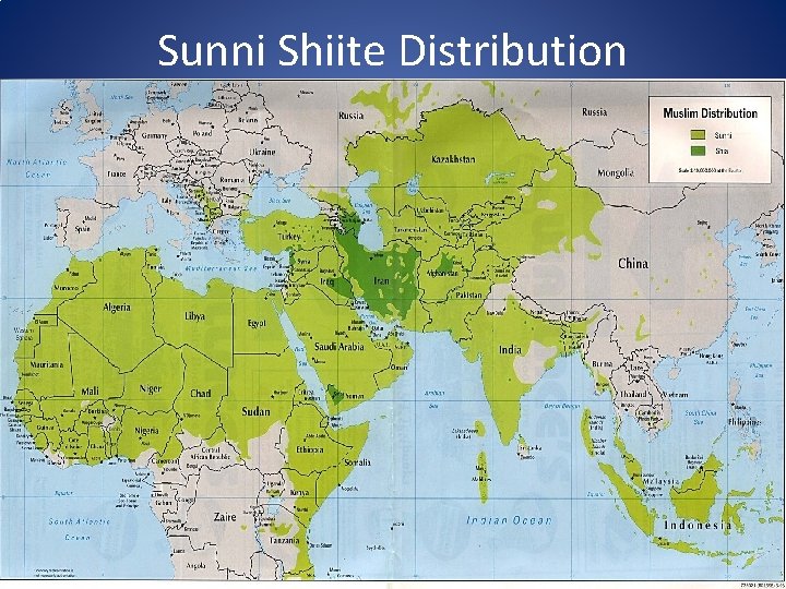 Sunni Shiite Distribution 