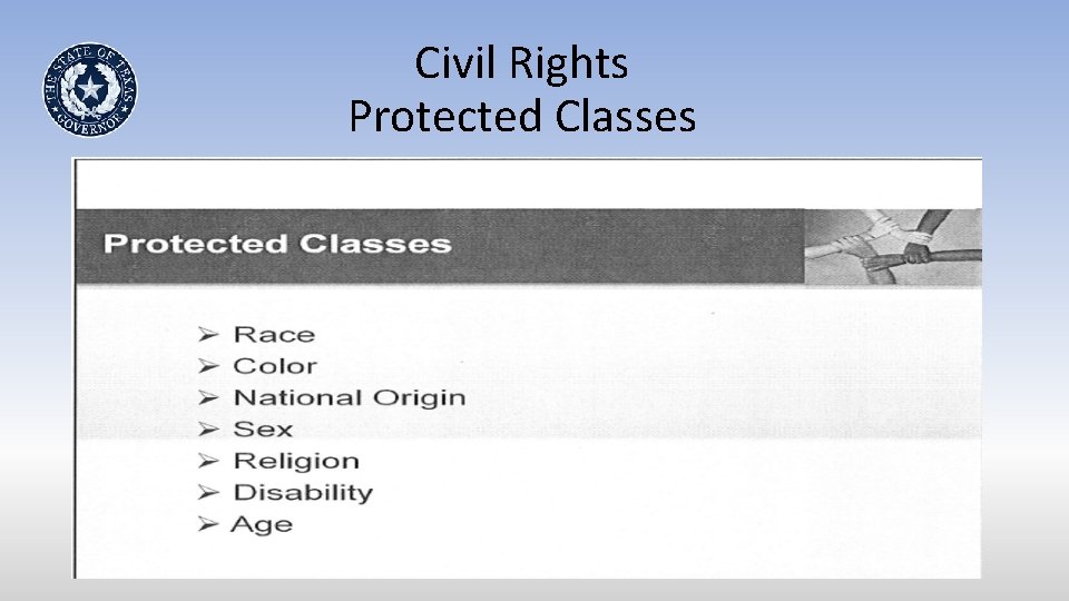 Civil Rights Protected Classes 