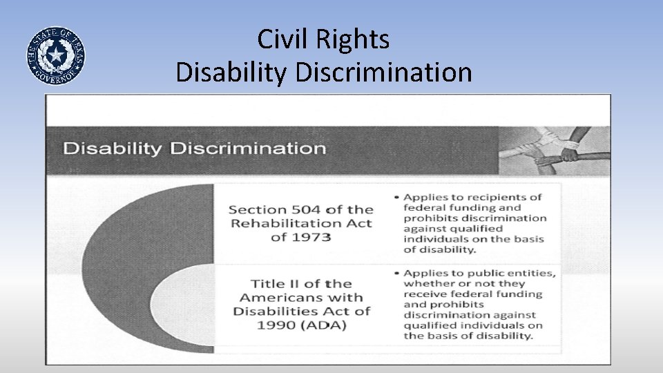 Civil Rights Disability Discrimination 