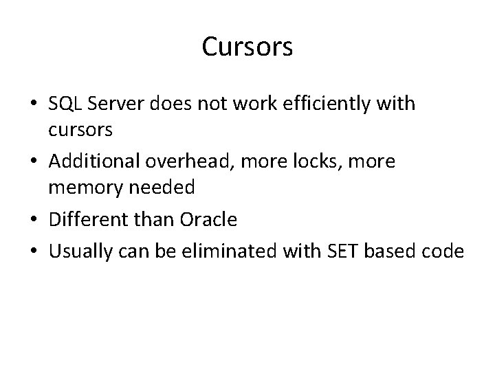 Common SQL Server Mistakes Steve Jones SQLServer Cental