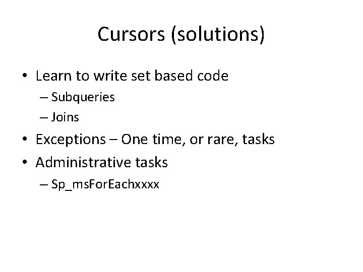 Common SQL Server Mistakes Steve Jones SQLServer Cental