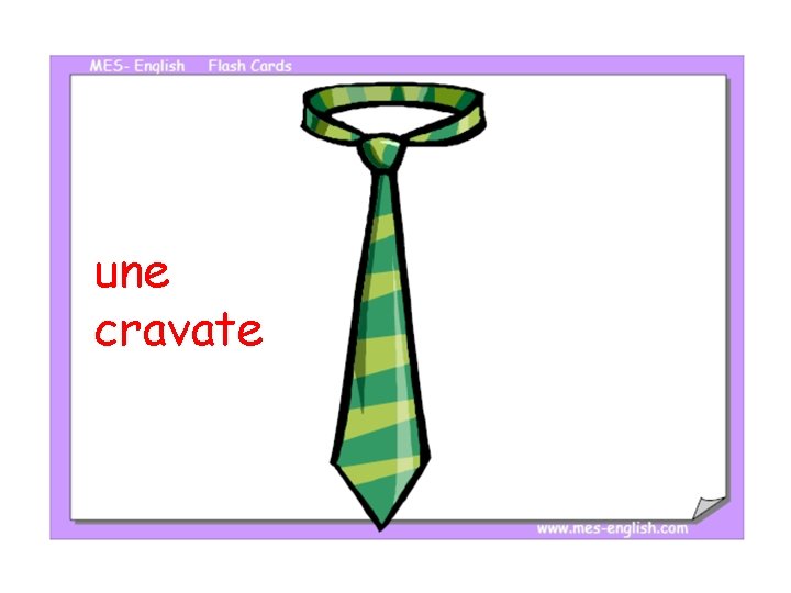 une cravate 