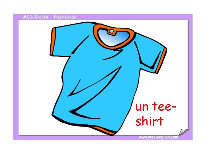 un teeshirt 