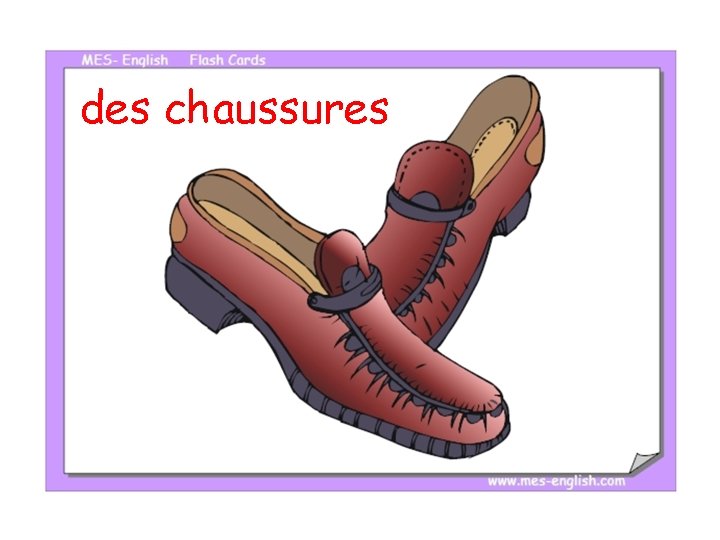 des chaussures 